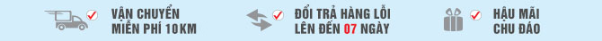 Đổi trả hàng lỗi lên đến 7 ngày