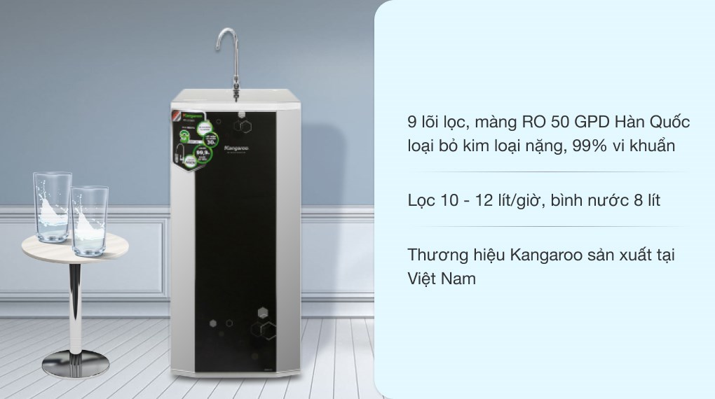  Máy lọc nước RO Kangaroo KG99A VTU 9 lõi
